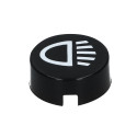 Cap light switch knob