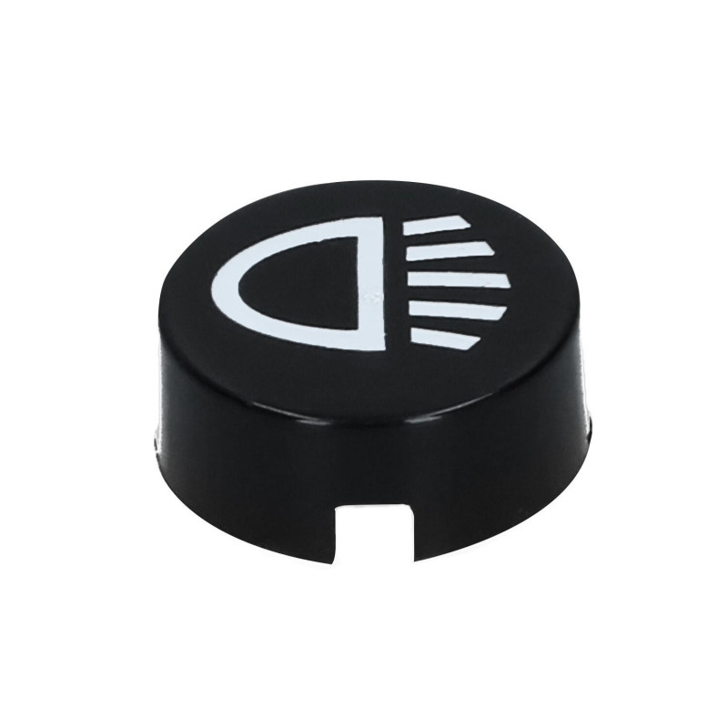 Cap light switch knob