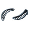 Quarter grilles Black/Stainless chromed