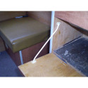 Plastic door strap under sink from 1968 to 1973