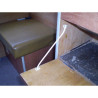 Plastic door strap under sink from 1968 to 1973