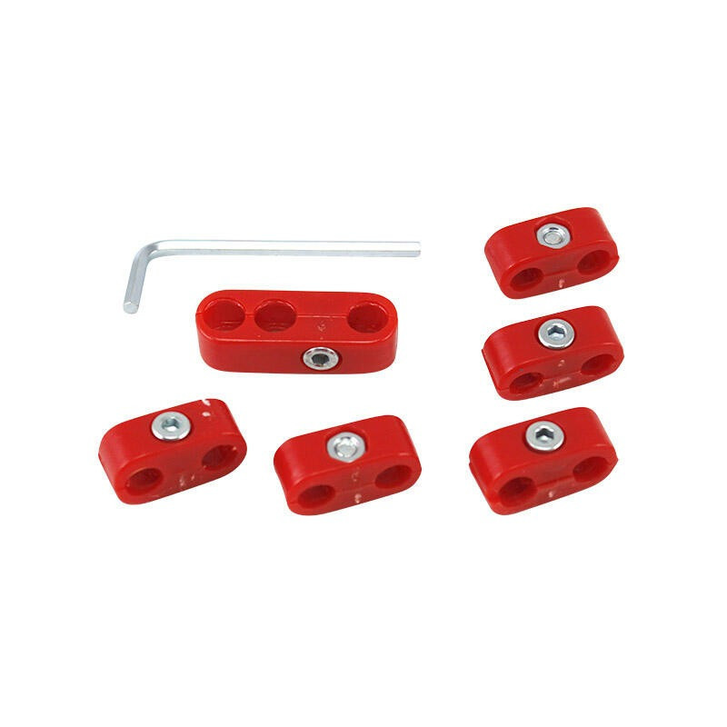 Spark plug wire retainersred