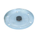 Oil sump plate with drainplug