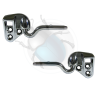 cabrio visor brackets chrome 68-72 /pair