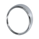 Headlightrim 1 screw chrome,  - Hella