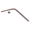 Support de rétroviseur droit Inox