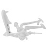 Spring behind accelerator pedal