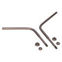 Supports de rétroviseur Inox diamètre 8 mm