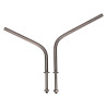 Supports de rétroviseur Inox diamètre 8 mm