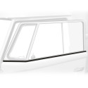 Seal between window frame and door, as pair