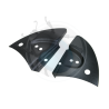cabrio hinge covers 68-79 /pair black