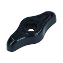 Bouton de volet d'aération noir