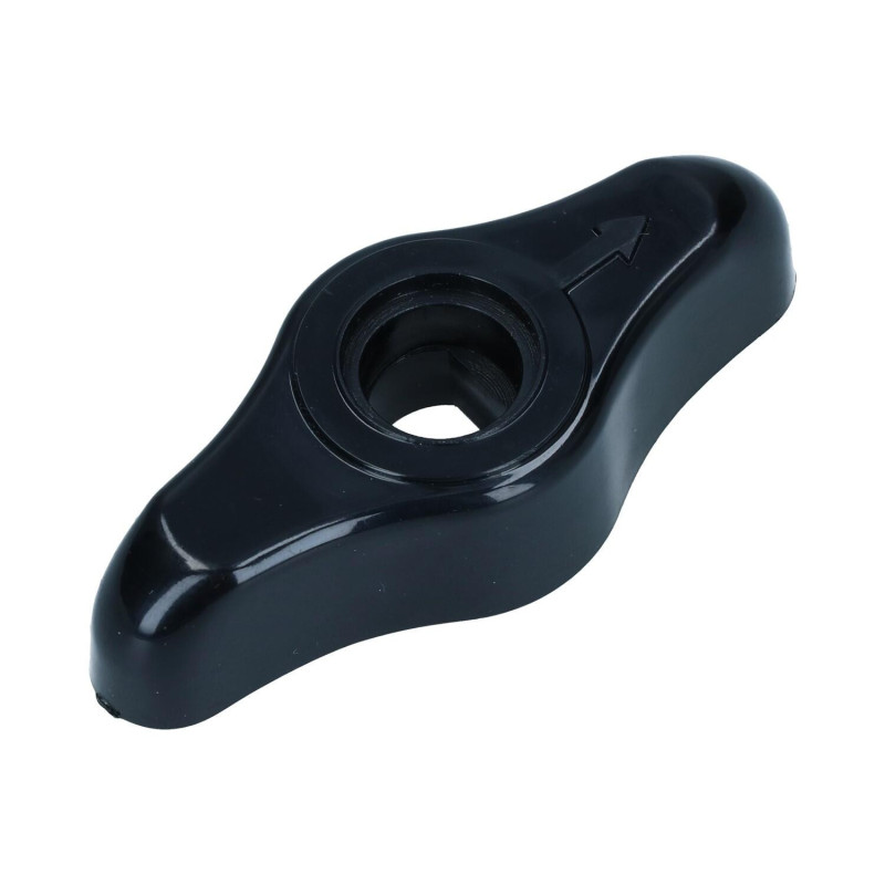 Knob fresh air box distributor flap - black