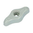 Bouton de volet d'aération beige argent