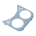 Dashgrill gauge holder right 2 holes 52mm