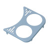 Dashgrill gauge holder right 2 holes 52mm