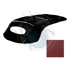 cabrio top cover 54-57 canvas red