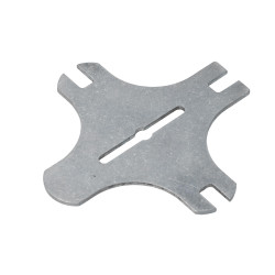 Key for dash switch mounting nut