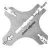 Key for dash switch mounting nut