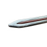 Rocker trims with red insert