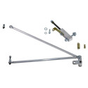 Linkage for pull/push scat center pivot carburetor