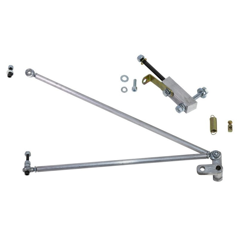 Linkage for pull/push scat center pivot carburetor