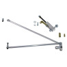 Linkage for pull/push scat center pivot carburetor
