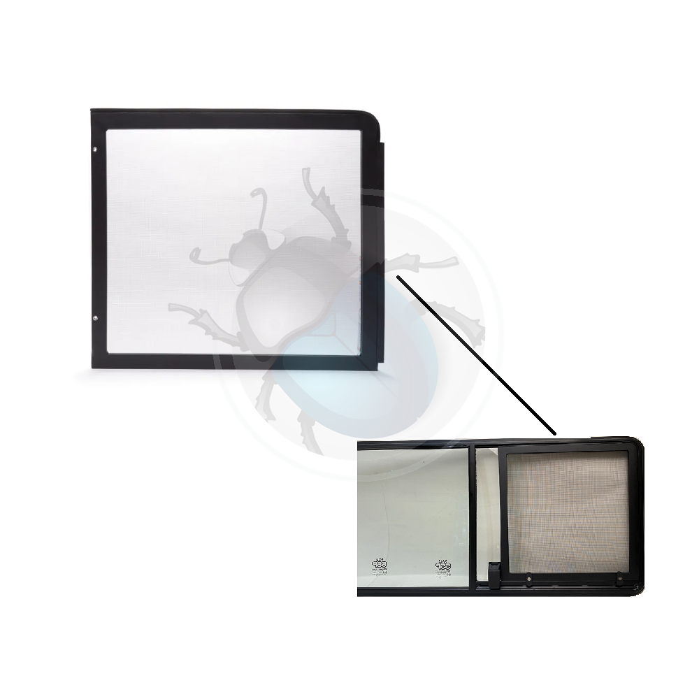 Flyscreen sliding window left or right