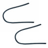 Fixed rear side window seal for VW Karmann-Ghia until 07/1959