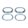 Foot Warmer Trim Rings VW Beetle from 1952 to 1955