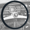 Couvre volant en vinyl noir pour VW cox