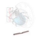Leaf spring front star nut front beetle for model 1302 and 1303