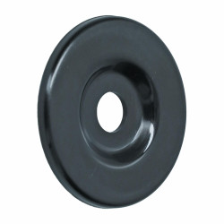 Plastic washer to protect the belt screw hole