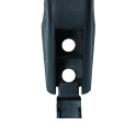 Grab handle A-pillar headliner rear black