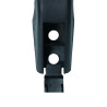 Grab handle A-pillar headliner rear black