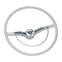Steering wheel with horn ring  ivory