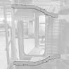 Chassis section underside rear left
