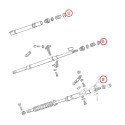 Clip steering column top