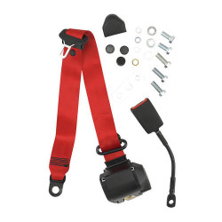 Ceinture de sécurité automatique rouge