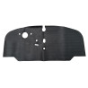 Front rubber floor mat (black)