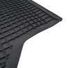 Front rubber floor mat (black)