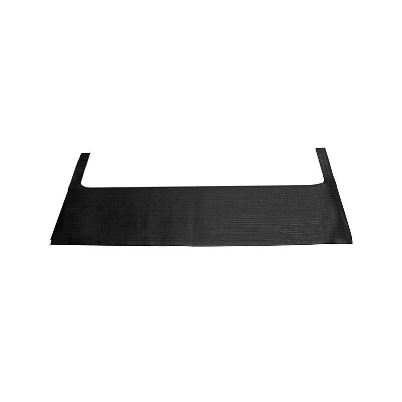 Rear rubber floor mat, double cabin (black)