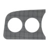 Cover dashgrill gauge holder left 2 holes 52mm
