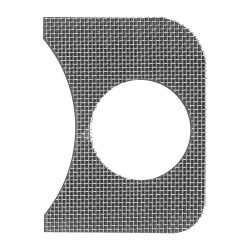 Cover dashgrill gauge holder right 1 hole 52mm