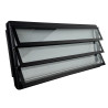 Westfalia louvre window slidingdoor complete black knob right