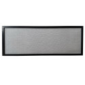 Westfalia louvre window slidingdoor complete black knob left