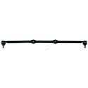 Tie rod, complete with pressed tie rod