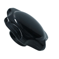 Heater control knob black
