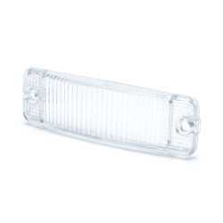 Verre de clignotant de pare-chocs blanc