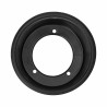 plastic filler neck surround at gas door